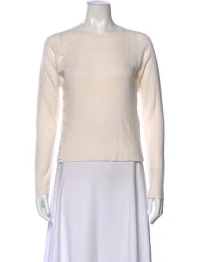Pre-owned Altuzarra Merino Wool Crew Neck Sweater In Neutral