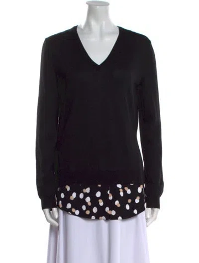 Pre-owned Altuzarra Merino Wool Printed Sweater W/ Tags In Black