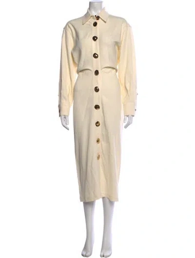 Pre-owned Altuzarra Midi Length Dress In Neutrals