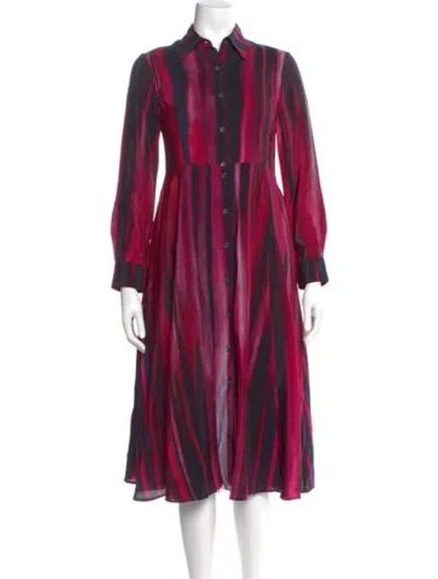 Pre-owned Altuzarra Midi Length Dress In Pink