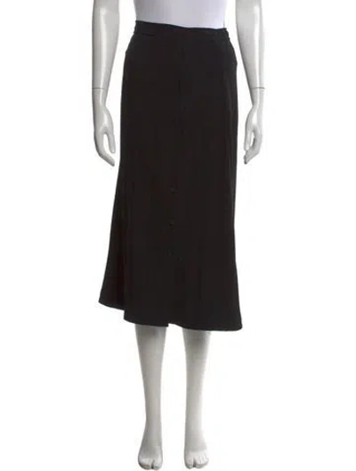 Pre-owned Altuzarra Midi Length Skirt In Black