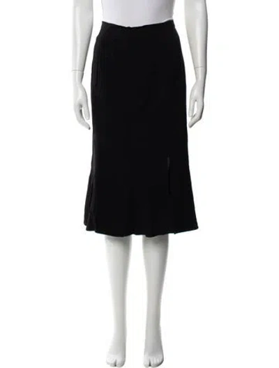 Pre-owned Altuzarra Midi Length Skirt In Black