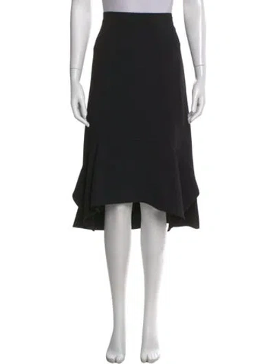 Pre-owned Altuzarra Midi Length Skirt In Black