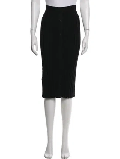 Pre-owned Altuzarra Midi Length Skirt In Black