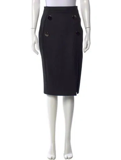 Pre-owned Altuzarra Midi Length Skirt In Black