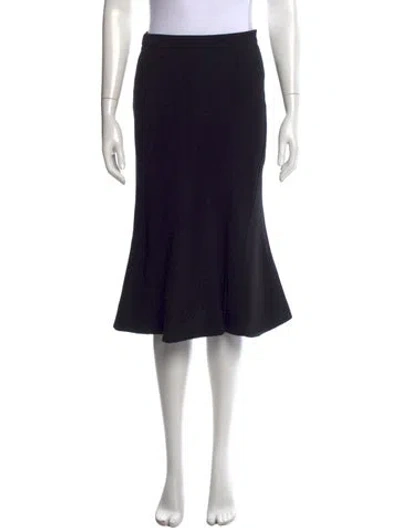 Pre-owned Altuzarra Midi Length Skirt In Black