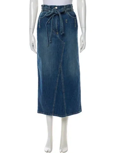 Pre-owned Altuzarra Midi Length Skirt In Blue