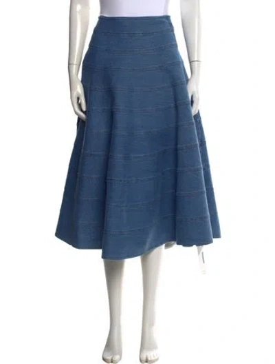 Pre-owned Altuzarra Midi Length Skirt In Blue