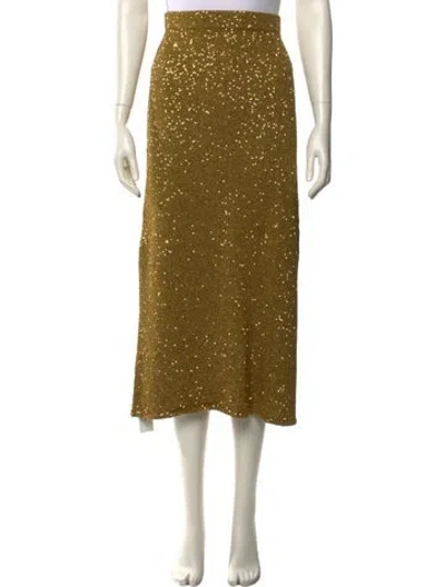 Pre-owned Altuzarra Midi Length Skirt In Green