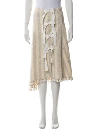 Pre-owned Altuzarra Midi Length Skirt In Neutral