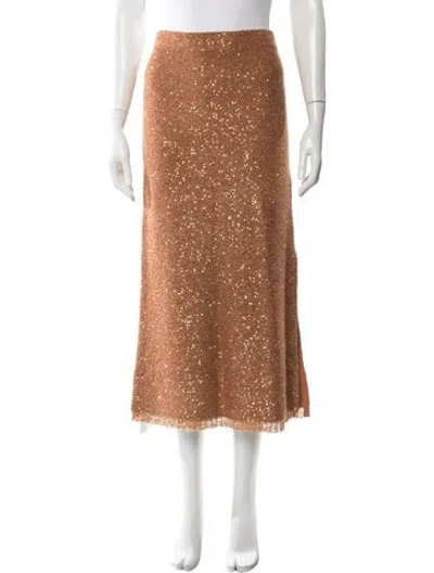 Pre-owned Altuzarra Midi Length Skirt W/ Tags In Brown