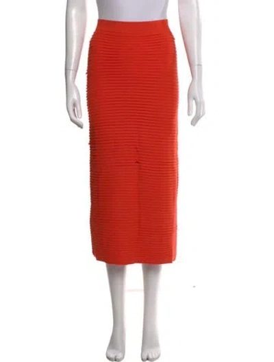 Pre-owned Altuzarra Midi Length Skirt W/ Tags In Orange