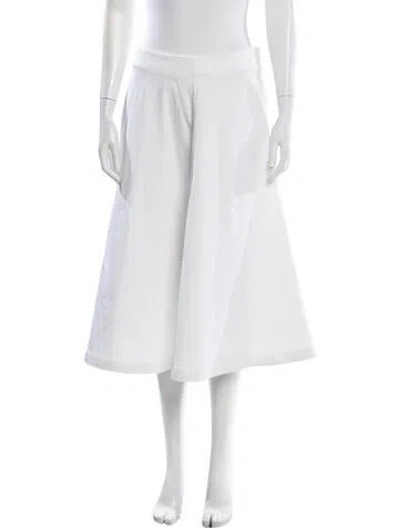 Pre-owned Altuzarra Midi Length Skirt In White