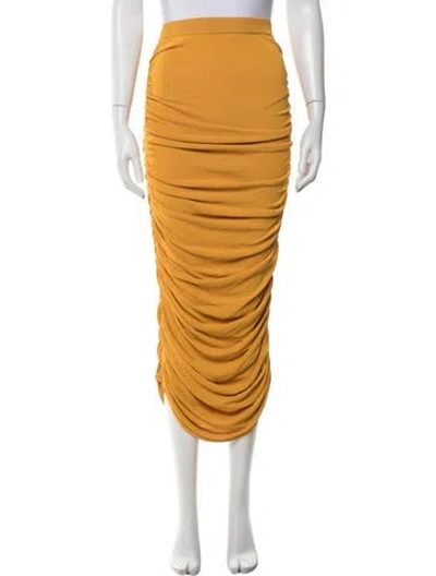 Pre-owned Altuzarra Midi Length Skirt In Yellow