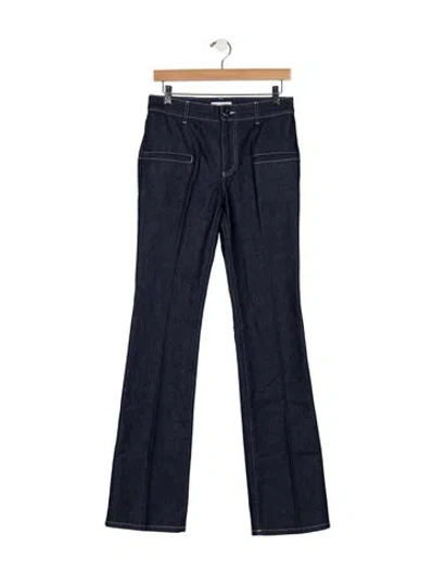 Pre-owned Altuzarra Mid-rise Flared Jeans In Blue