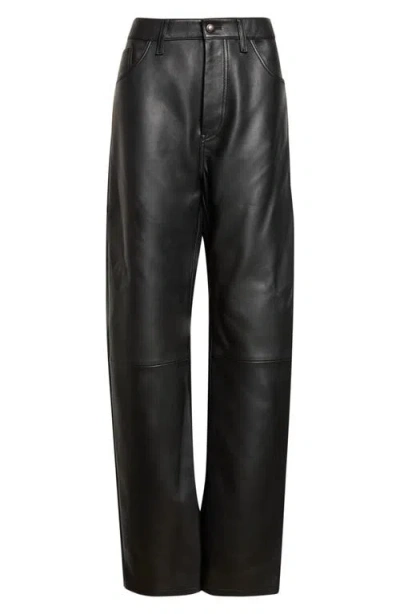 Altuzarra Mills Leather Pants In Red