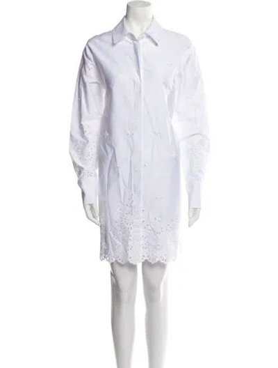 Pre-owned Altuzarra Mini Dress In White