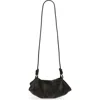 Altuzarra Mini Origami Leather Crossbody Bag In Black