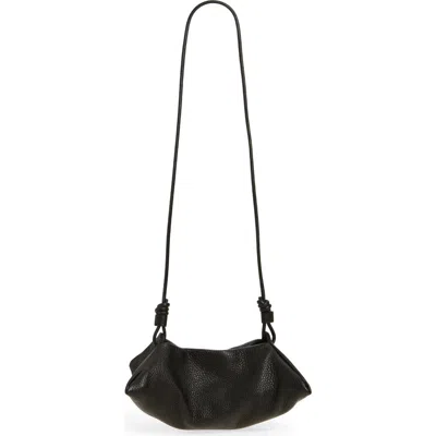 Altuzarra Mini Origami Leather Crossbody Bag In Black