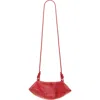Altuzarra Mini Origami Leather Crossbody Bag In Red
