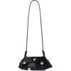 Altuzarra Mini Origami Studded Leather Crossbody Bag In Black