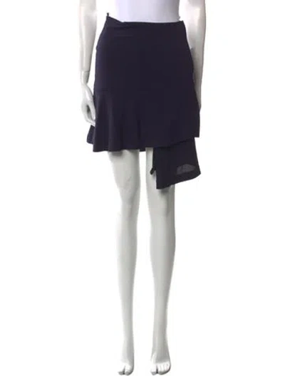 Pre-owned Altuzarra Mini Skirt In Blue