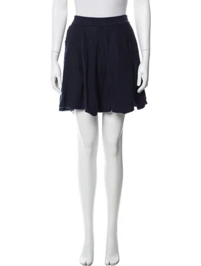 Pre-owned Altuzarra Mini Skirt In Blue