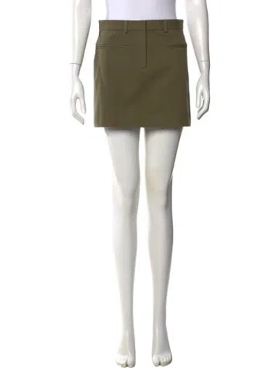 Pre-owned Altuzarra Mini Skirt In Green