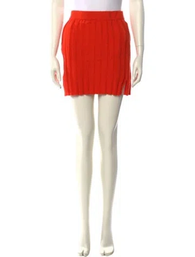 Pre-owned Altuzarra Mini Skirt In Orange