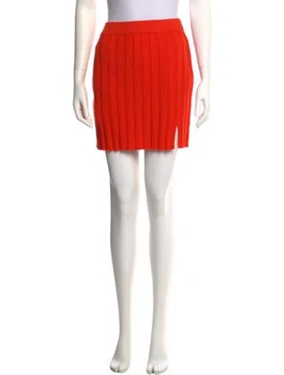 Pre-owned Altuzarra Mini Skirt In Orange