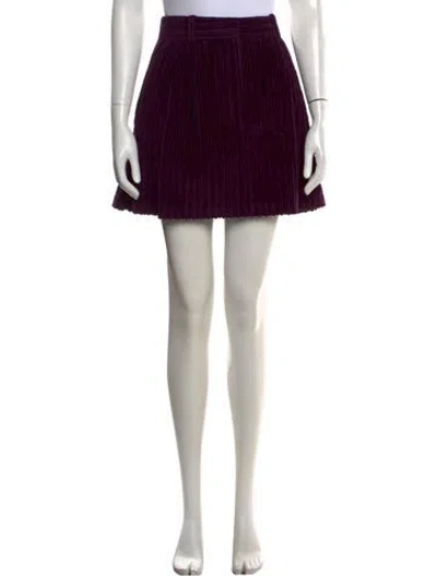 Pre-owned Altuzarra Mini Skirt In Purple