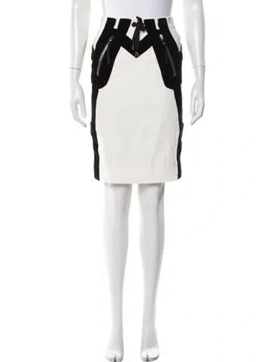 Pre-owned Altuzarra Mini Skirt In White
