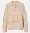 Altuzarra Mitch Oversized Wool Sweater In Neutral
