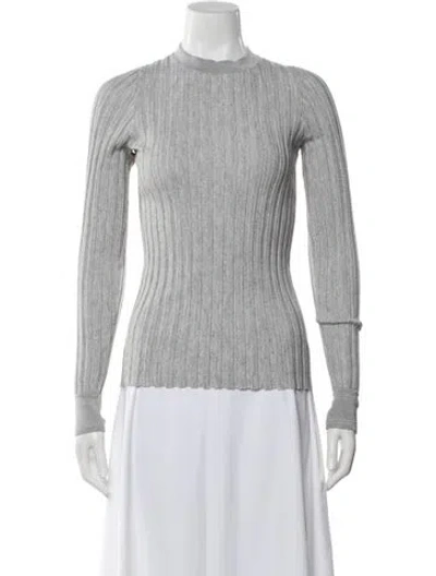 Pre-owned Altuzarra Mock Neck Sweater In Blue