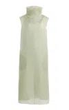 Altuzarra Muriel Silk Organza Maxi Dress In Green
