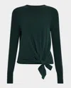 Altuzarra Nalini Tie-detailed Cashmere Sweater In Monstera