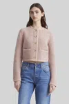 Altuzarra Napoline Knit Jacket In Aged Mauve