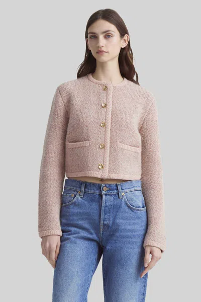 Altuzarra Napoline Knit Jacket In Aged Mauve