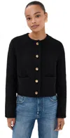 Altuzarra Napoline Knit Jacket In Black