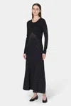 Altuzarra Wenny Studded Maxi Dress In Black