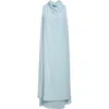 Altuzarra Noor Layered Silk Midi Dress In Sea Mist