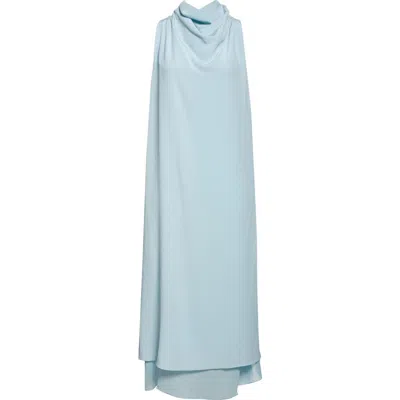 Altuzarra Noor Layered Silk Midi Dress In Sea Mist