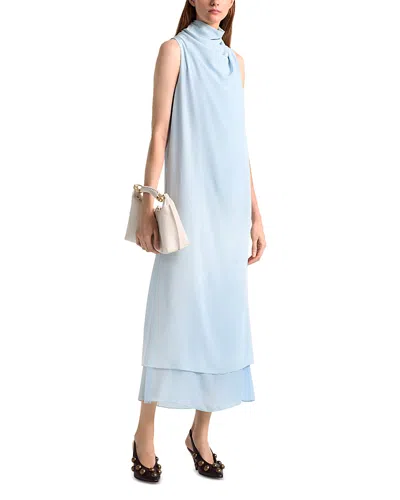 ALTUZARRA NOOR SILK TURTLENECK DRESS