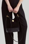 Altuzarra North-south Suede Bucket Bag In Black