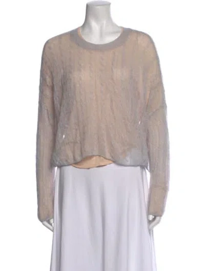 Pre-owned Altuzarra Nylon Patterned Sweater In Neutrals