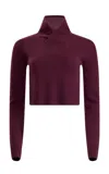 Altuzarra Oates Cropped Cashmere Sweater In Pink