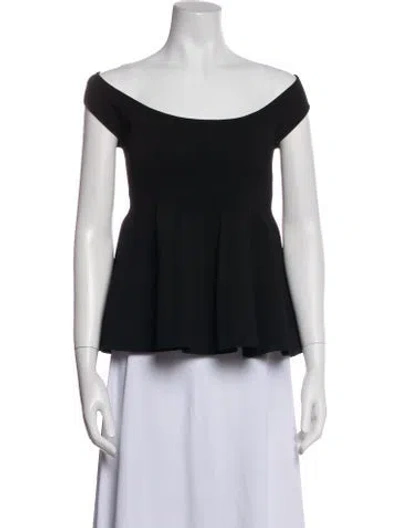 Pre-owned Altuzarra Off-the-shoulder Mini Dress W/ Tags In Black