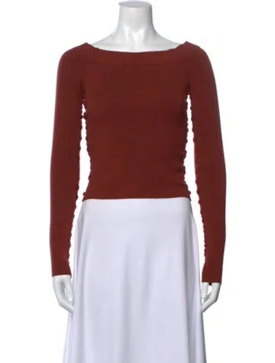 Pre-owned Altuzarra Off-the-shoulder Sweater W/ Tags In Orange
