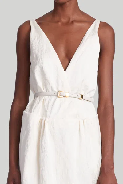 Altuzarra Old 'skinny' Belt In Ivory