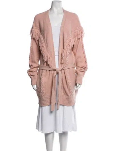 Pre-owned Altuzarra Open Front Sweater In Pink